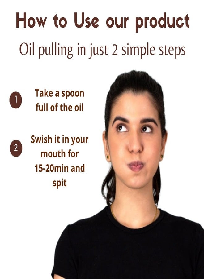 COCO CRUSH Ayurvedic Coconut Orange Oil for Oil Pulling & Copper Tongue cleaner | Cold-pressed & Virgin | Healthy Teeth - Coconut Oil, Orange Oil | Enriched with Vitamin C (100ml + tongue cleaner) - Image 3
